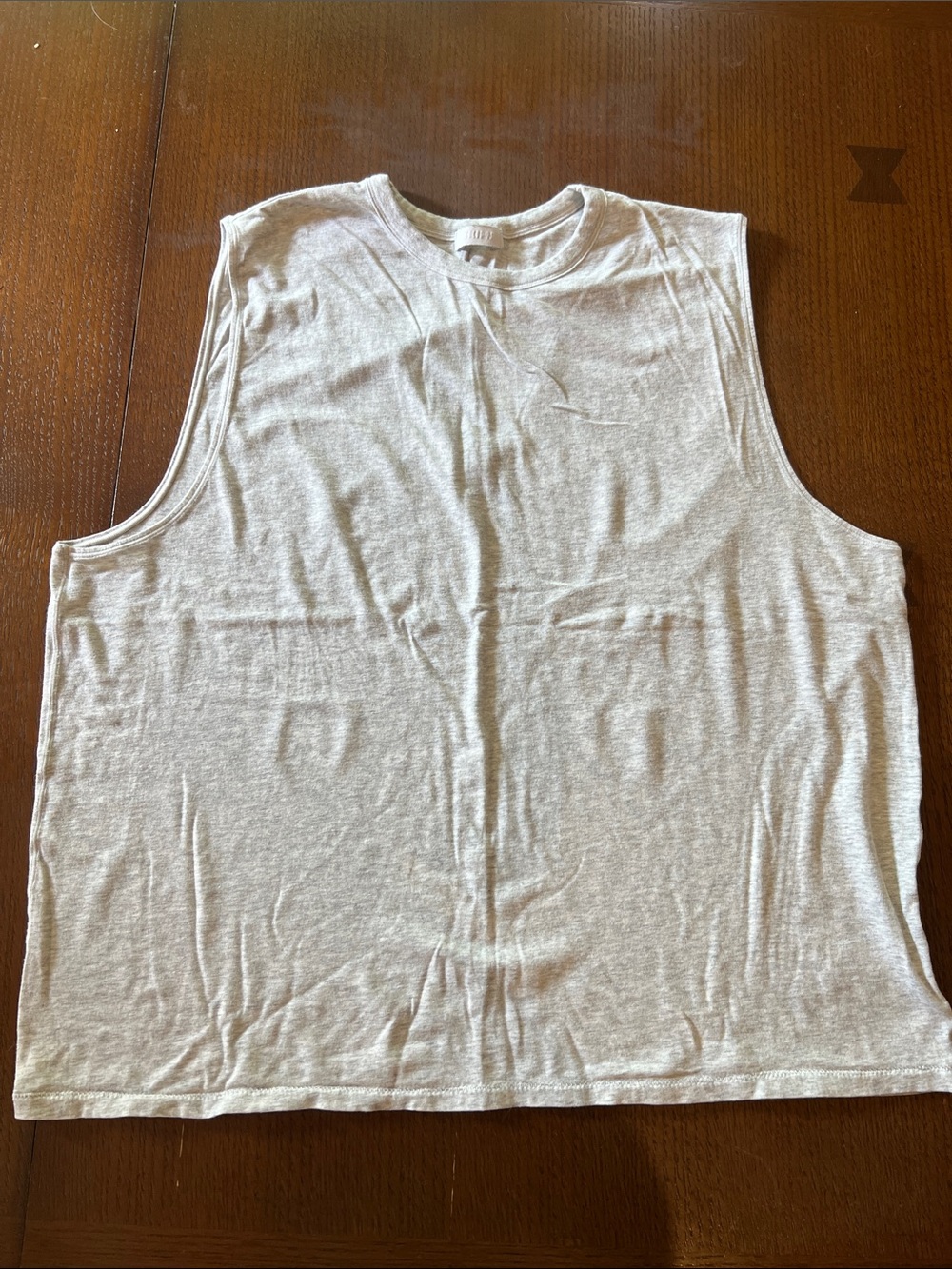 SKIMS Light Gray Muscle Tank Top in L